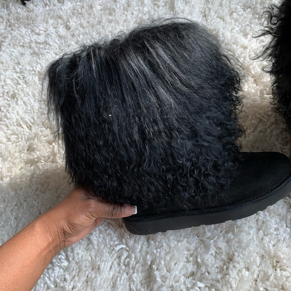 UGG Australia Mongolian Sheepskin Boots - Picture 4 of 8